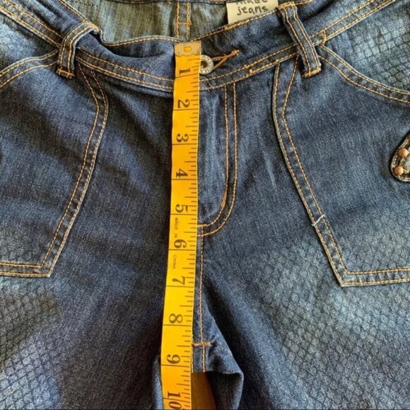 Made Jeans blue denim bootcut jeans size 9 - Picture 7 of 10